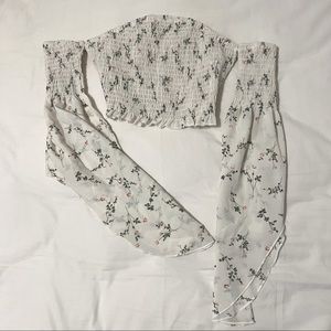 {New} Floral Crop top